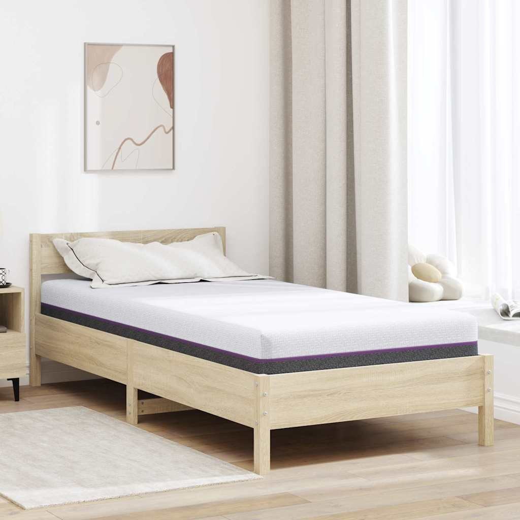 Materac Biały, Szary 100 x 200 cm Pianka Lumarko!