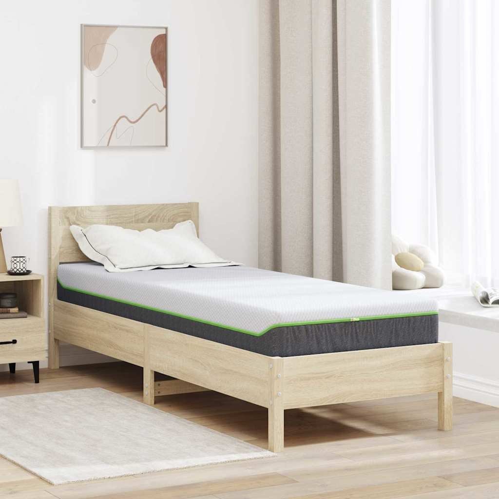 Materac Biały, Szary 70 x 200 cm Pianka Lumarko!