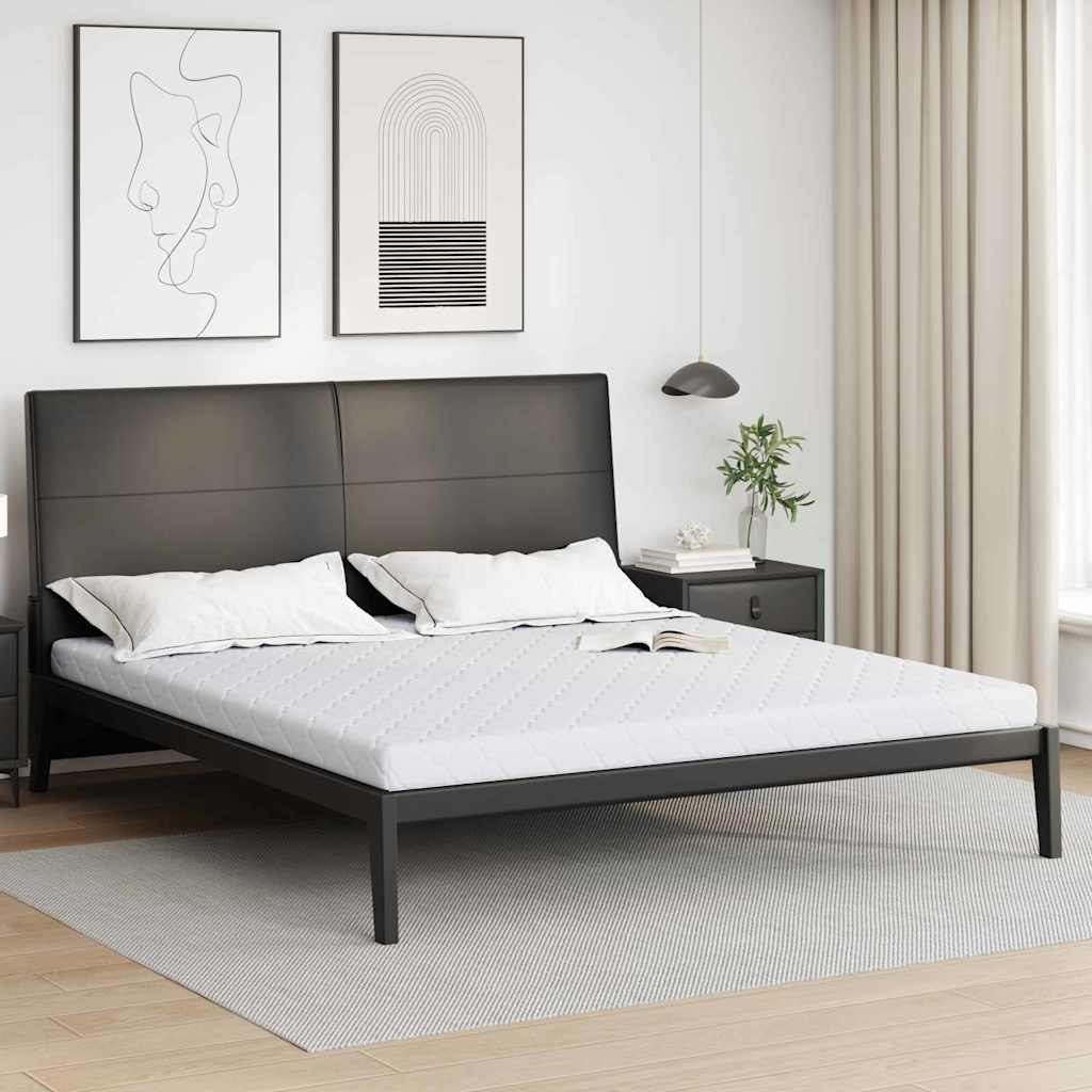 Materac Biały 200 x 180 cm Pianka Lumarko!