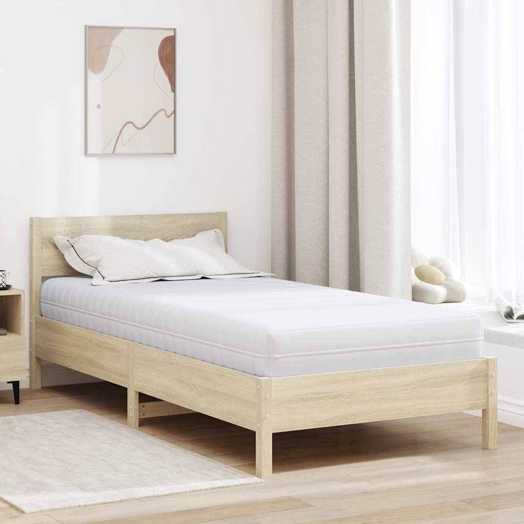 Materac Biały 90 x 200 cm Poliester Lumarko!