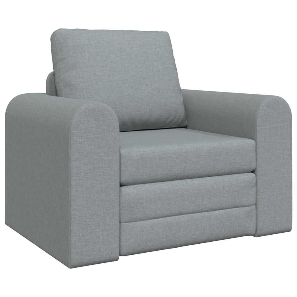 Rozkładana sofa 2 w 1 Jasnoszara 98x71x83 cm Tkanina Lumarko!