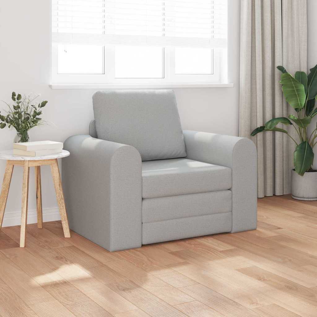 Sofa Łóżko 2 w 1 Chmurkowa Szara 98x71x83 cm Materiał Lumarko!