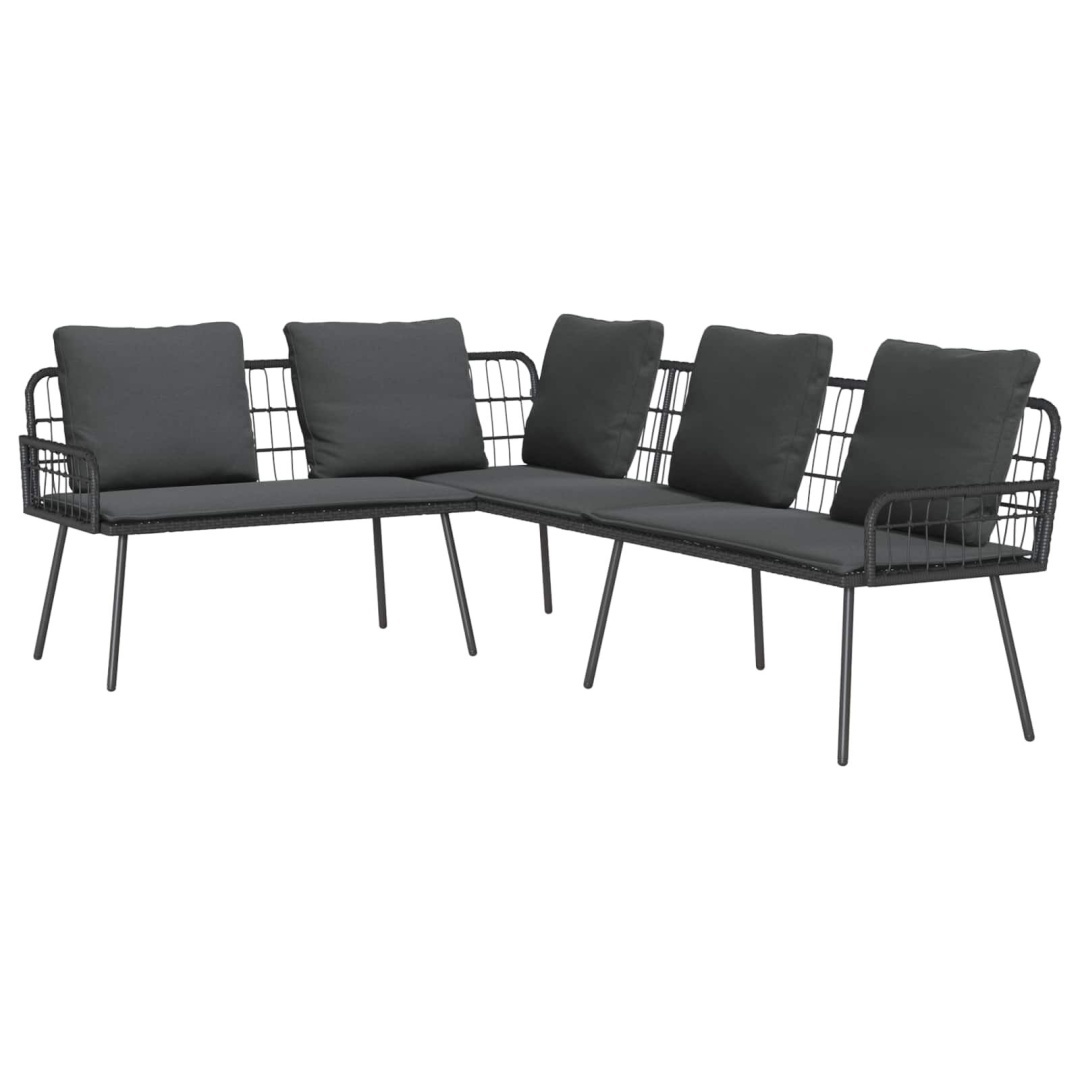 Sofa z poduszką Szary 61.5 x 123 x 82cm Metal Lumarko!
