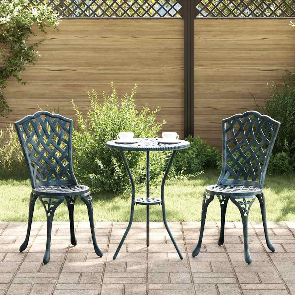 Zestaw Bistro Ogrodowego 3 pcs Zielony Aluminium Lumarko!