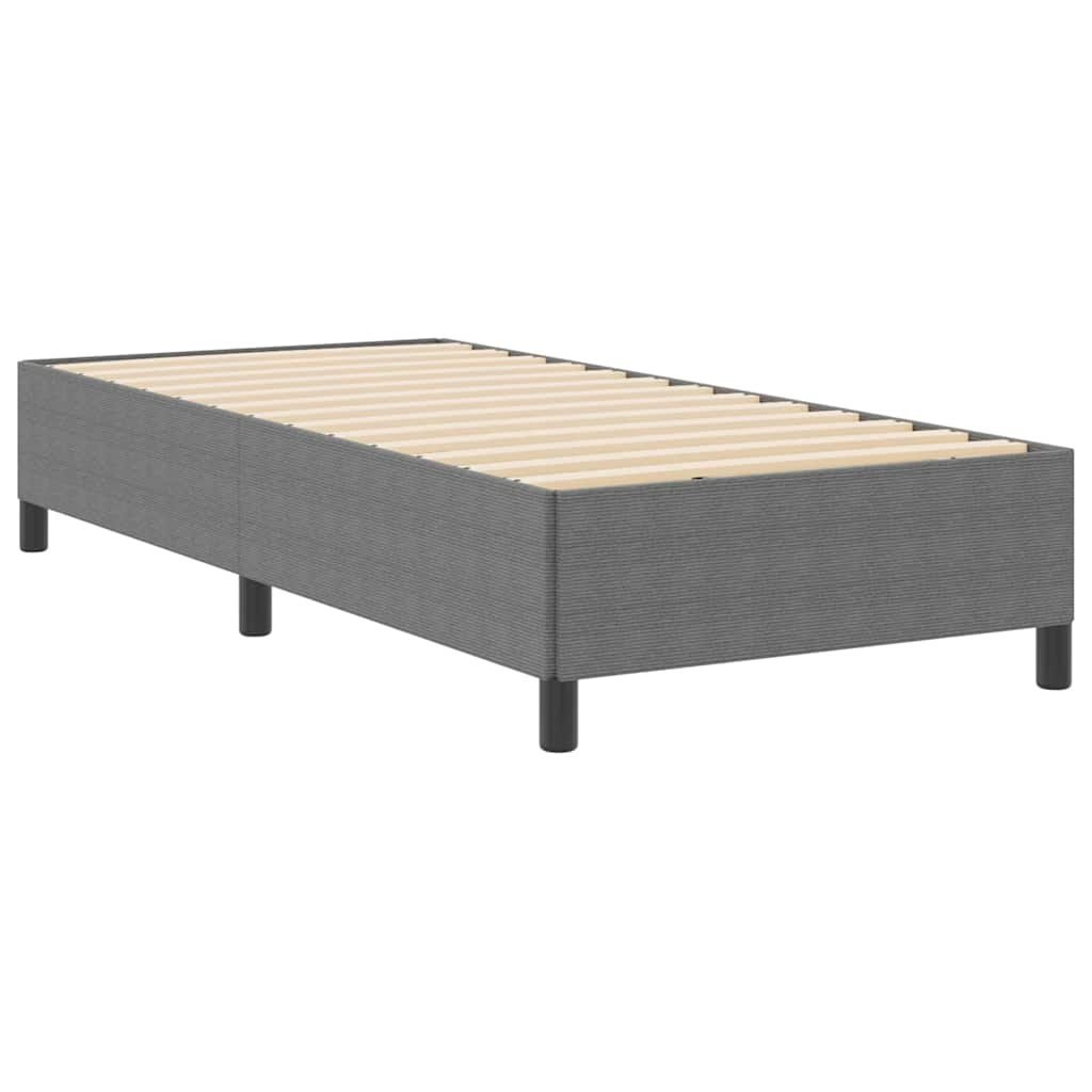 Rama łóżka Jasnoszary 80x200 cm z materiału kordurowego Lumarko!
