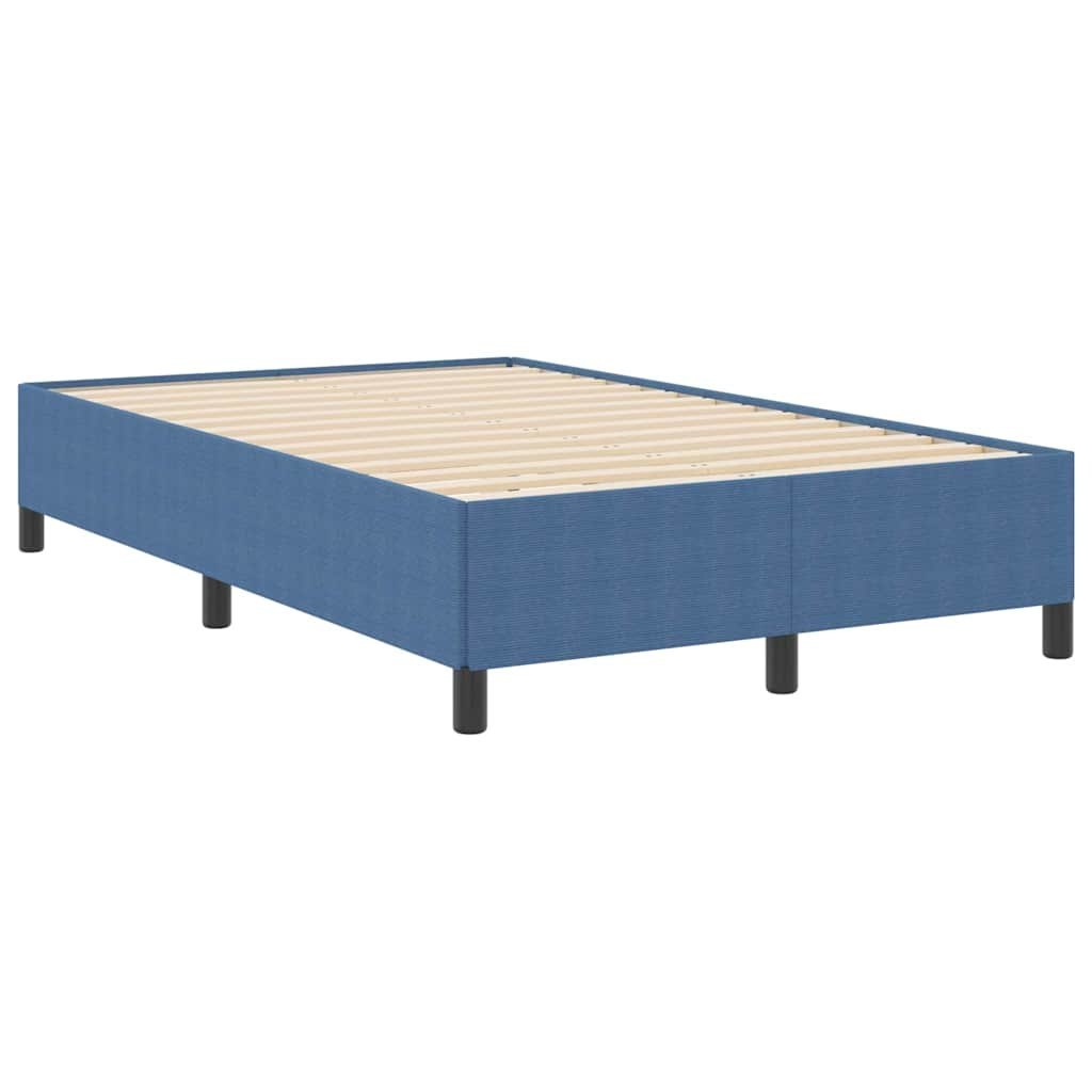 Rama łóżka Niebieska 120x200 cm z materiału kordurowego Lumarko!