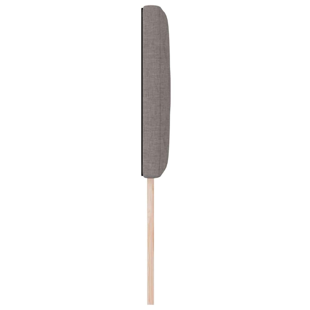 Wezgłowie taupe z diamentowym wzorem 80 cm z tkaniny Lumarko!