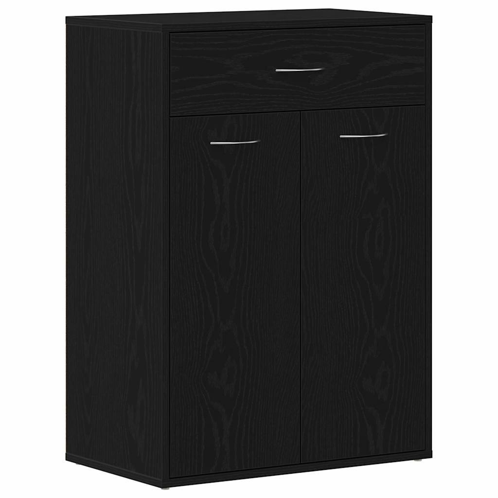 Stojak na buty Czarny dąb Płyta wiórowa 60 x 35 x 84 cm Lumarko!