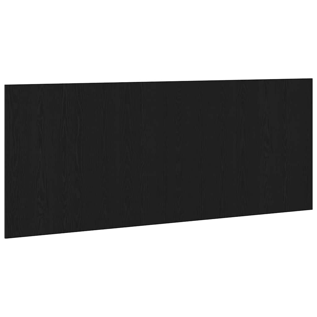 Wezgłowie Czarne Dąb 200x1,5x80 cm Drewno inżynieryjne Lumarko!