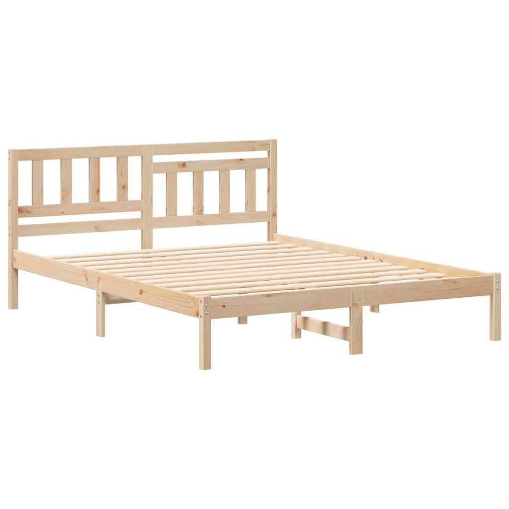 Ramka łóżka Brązowy 160 x 200 cm Lite drewno sosnowe
