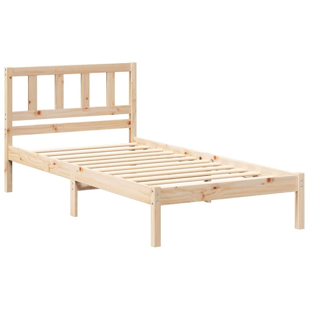Ramka łóżka Brązowy 80 x 200 cm Lite drewno sosnowe