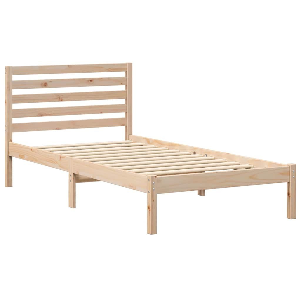 Ramka łóżka Brązowy 100 x 200 cm Lite drewno sosnowe Lumarko!